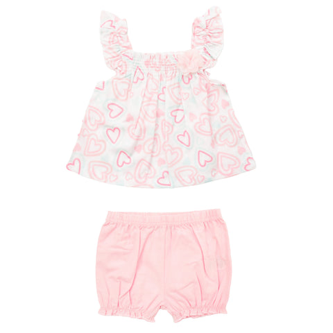 Conjunto Con Pantalón Corto Niña