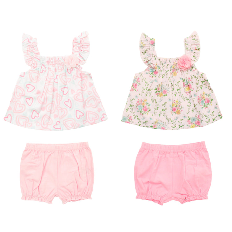 Conjunto Con Pantalón Corto Niña