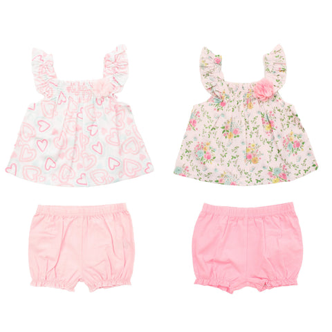 Conjunto Con Pantalón Corto Niña