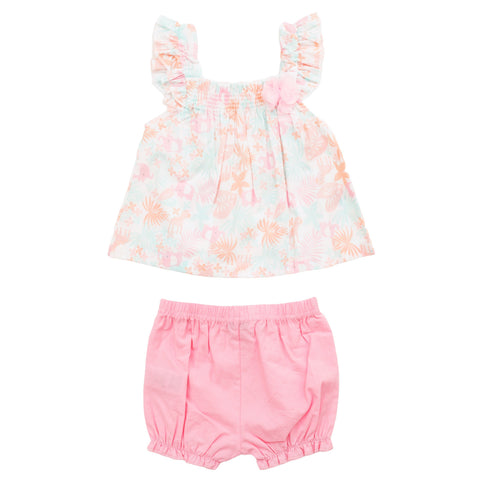 Conjunto Con Pantalón Corto Niña