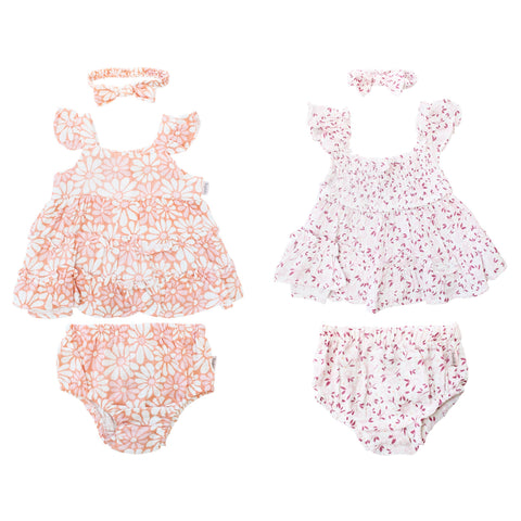 Vestido + pantie + vincha