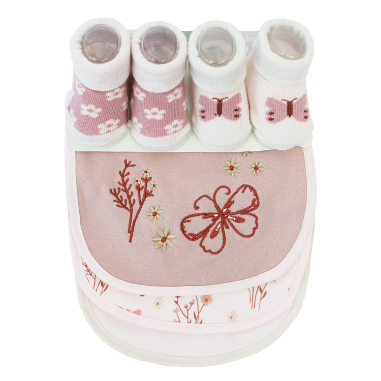 Set de Medias y Baberos 5pzs