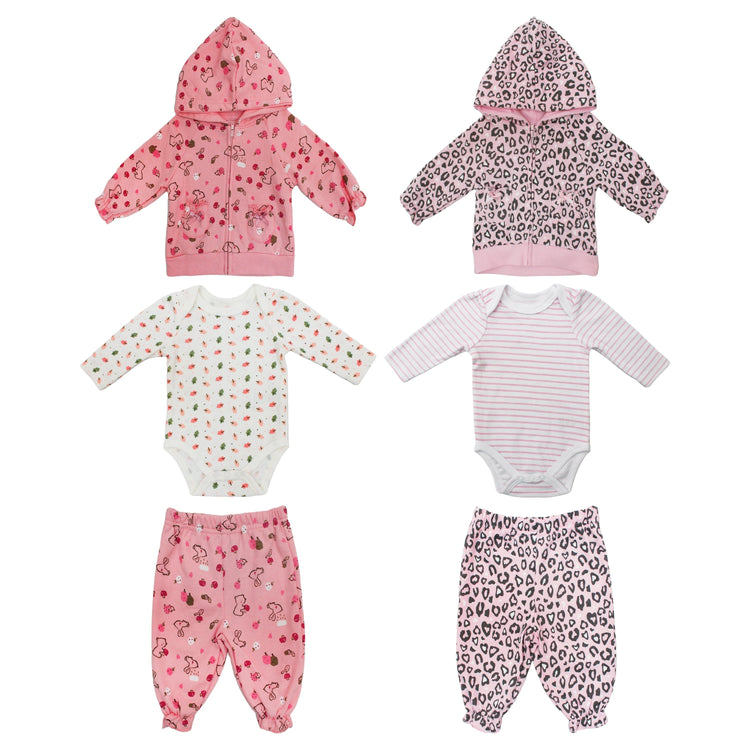 Sudadera con capucha + body + Pantalón