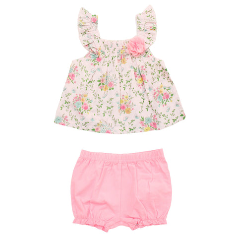 Conjunto Con Pantalón Corto Niña