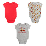 Body M/ Corta  Bebé 3pk