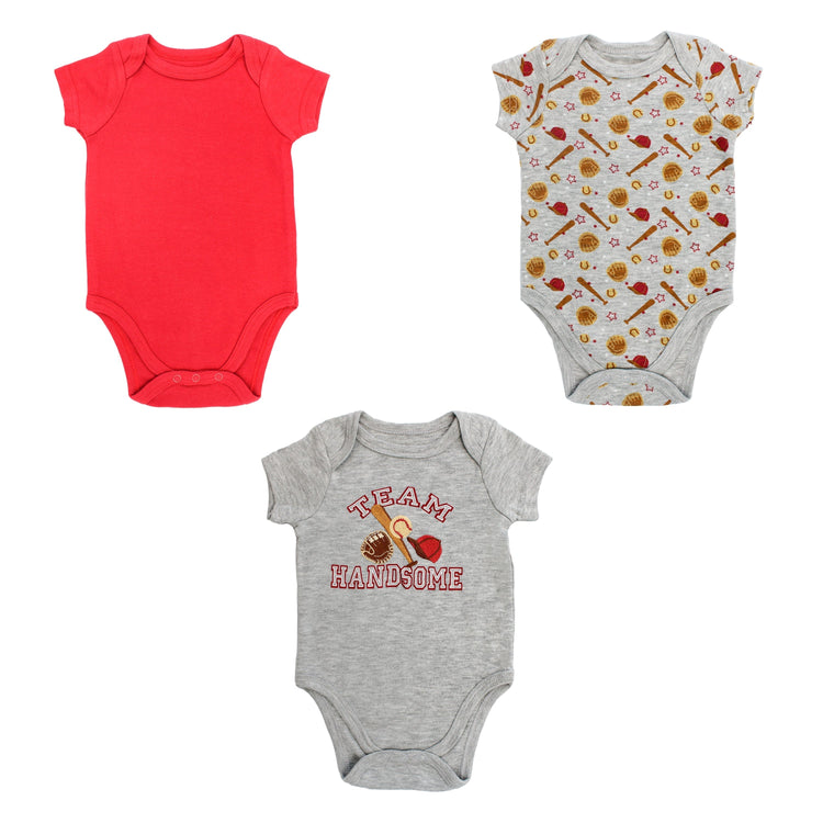 Body M/ Corta  Bebé 3pk