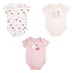 Body M/ Corta  Bebé 3pk