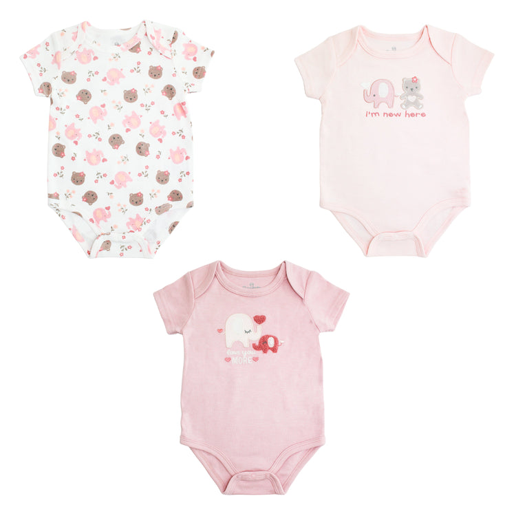 Body M/ Corta  Bebé 3pk