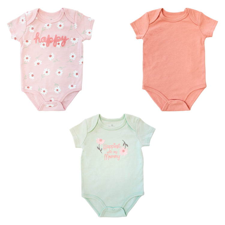 Body M/ Corta  Bebé 3pk