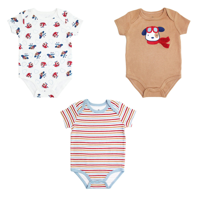 Body M/ Corta  Bebé 3pk