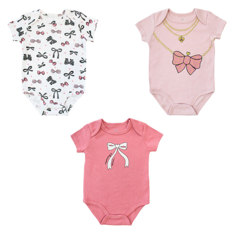 Body M/ Corta  Bebé 3pk