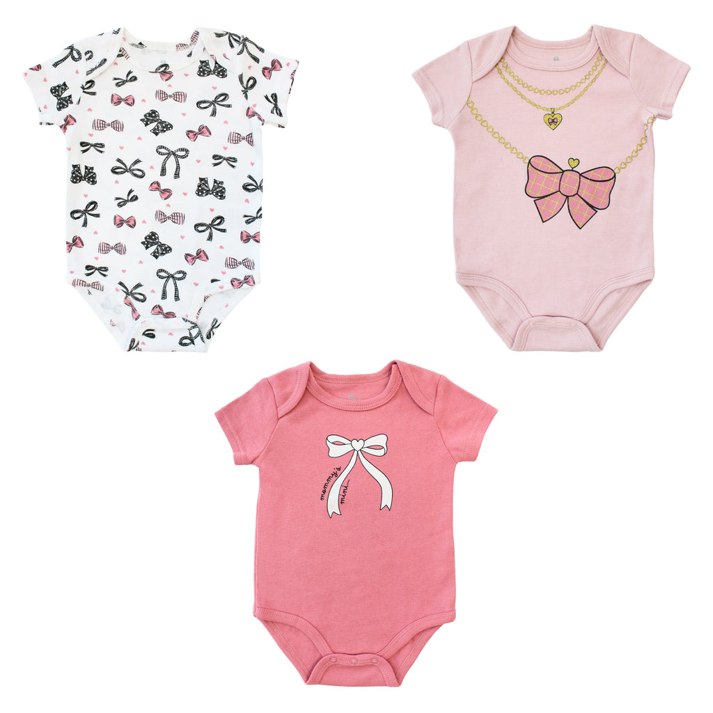Body M/ Corta  Bebé 3pk