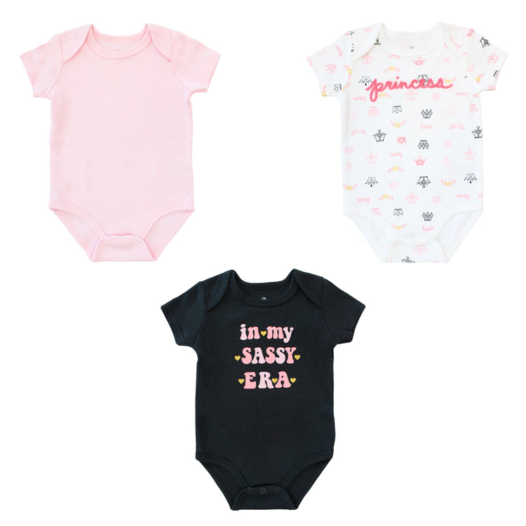 Body M/ Corta  Bebé 3pk