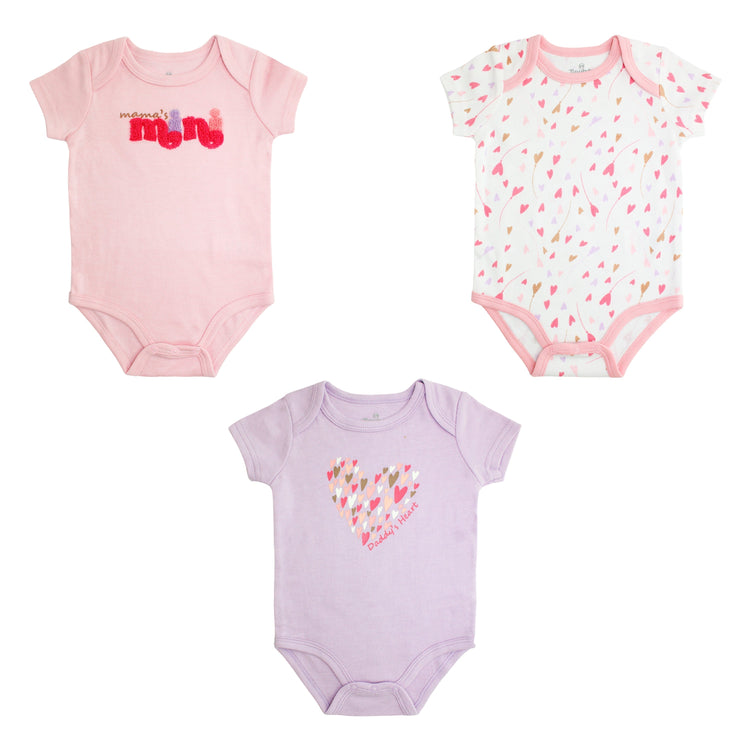 Body M/ Corta  Bebé 3pk