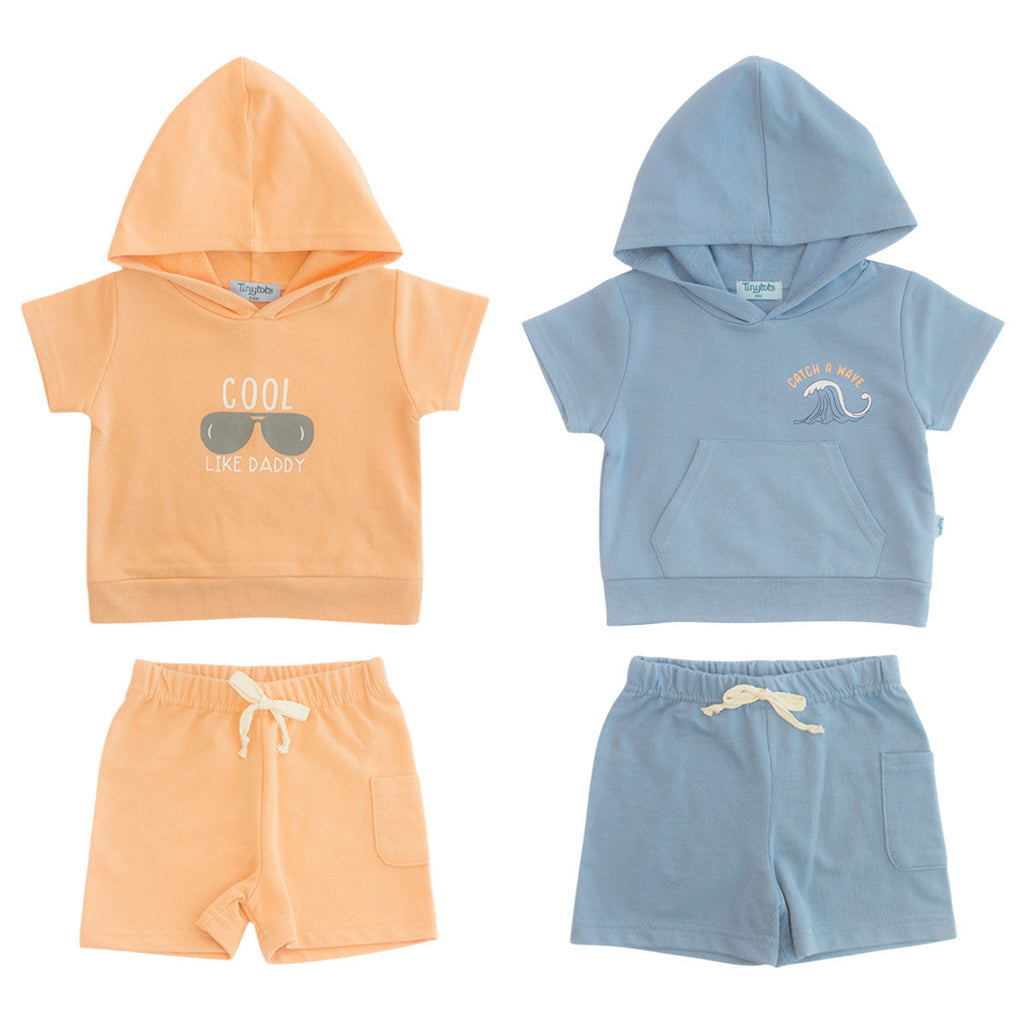 Conjunto con capucha  Bebé 2pzs