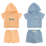 Conjunto con capucha  Bebé 2pzs