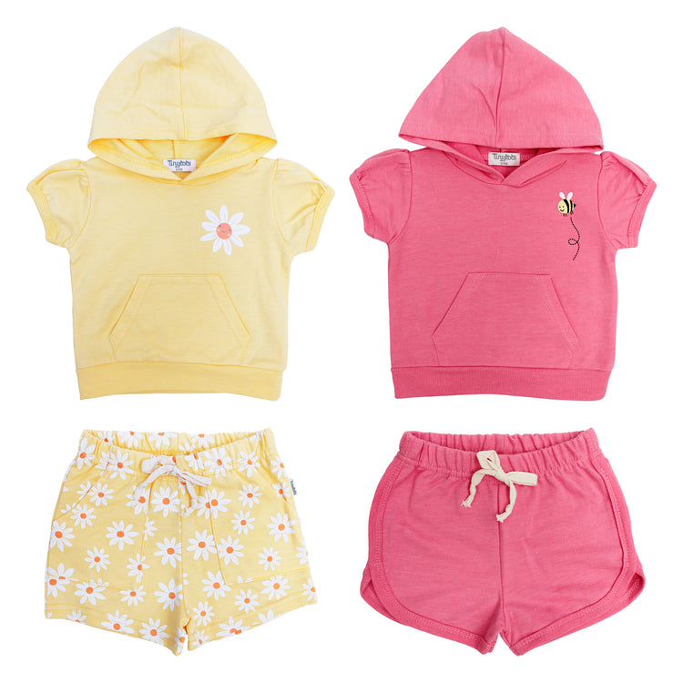 Sueter con capucha + Pantalón corto