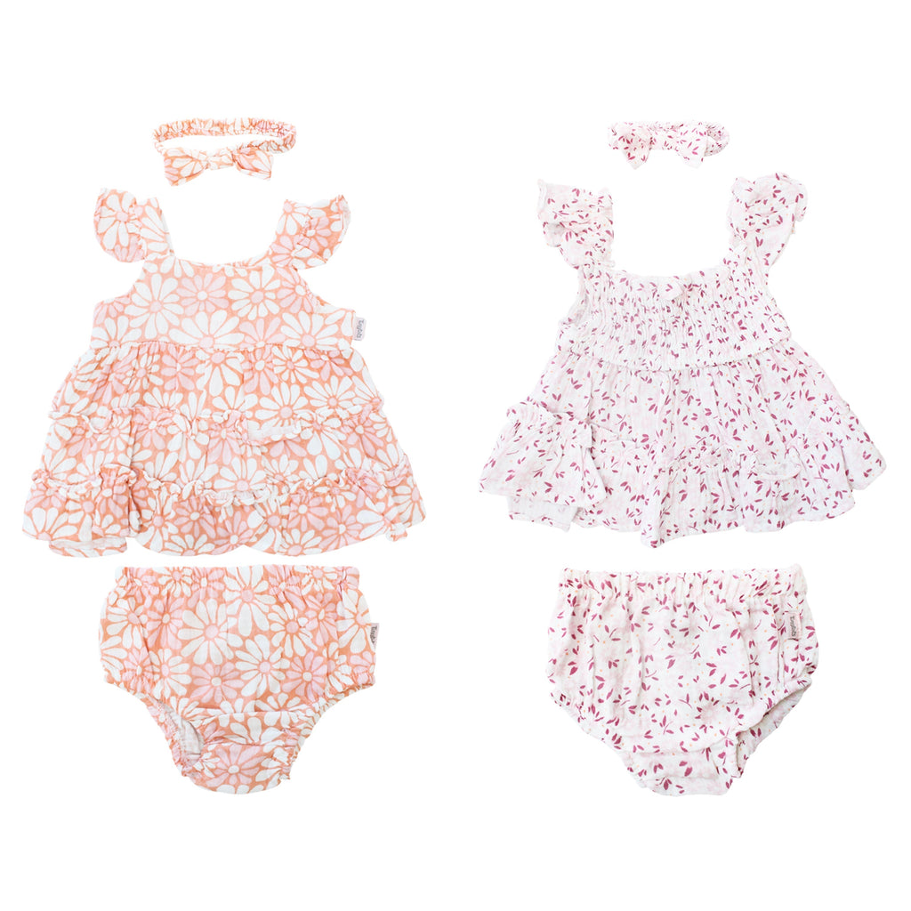 Vestido + pantie + vincha