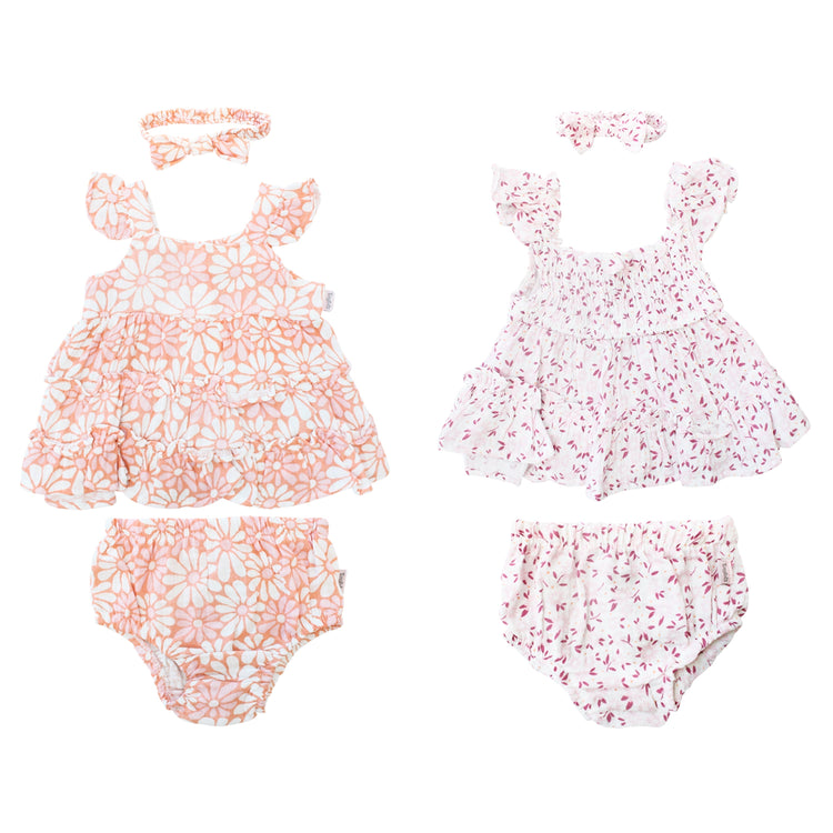 Vestido + pantie + vincha