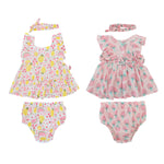 Conjunto Vestido  Bebé 3pzs
