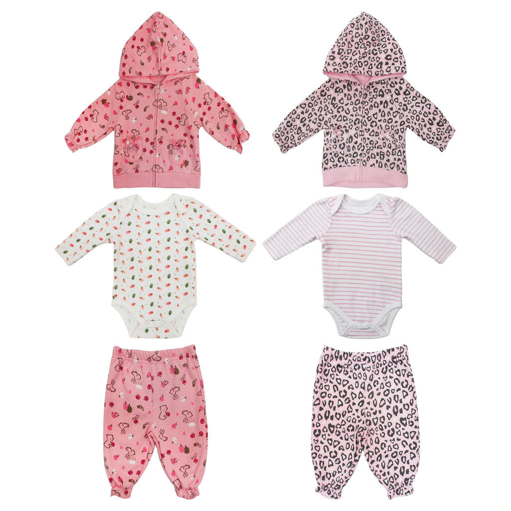 Sudadera con capucha + body + Pantalón